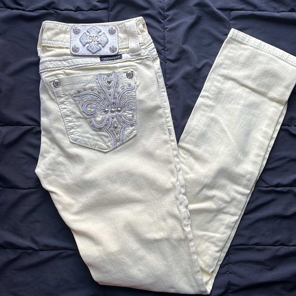 Miss Me Skinny Yellow Jeans - size 27